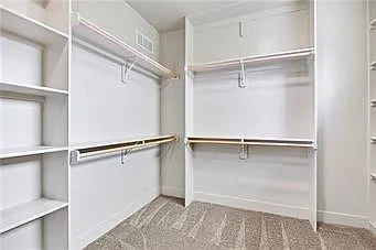 Large primary closet