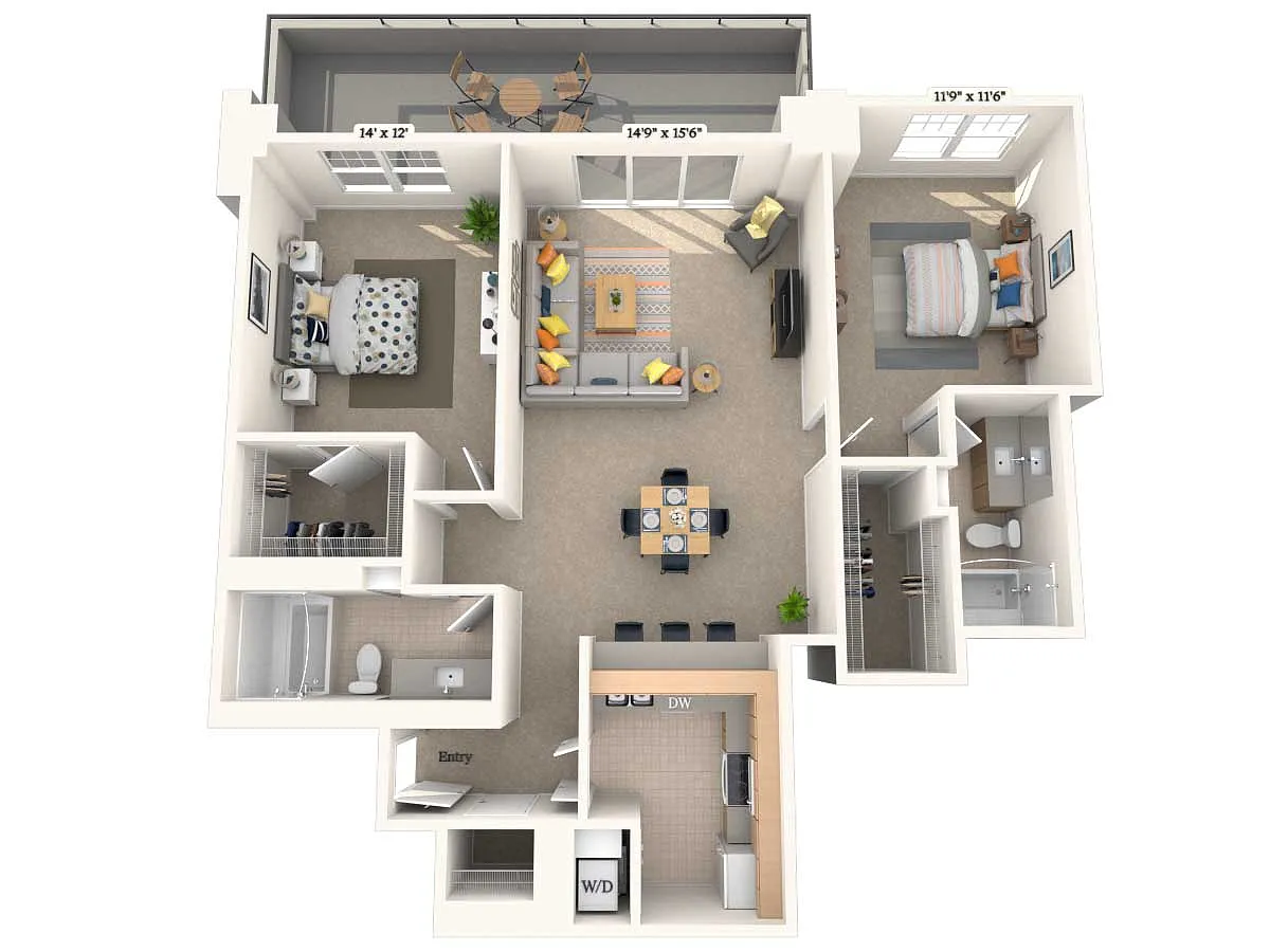 Floor plan B4-1