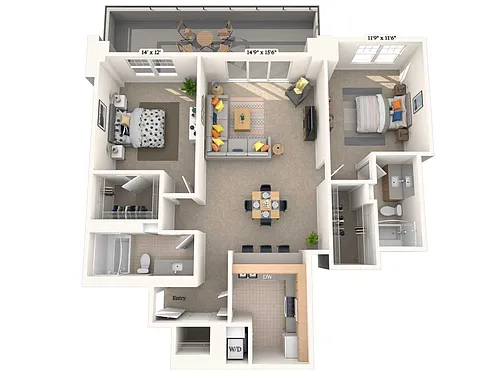 Floor plan B4-1