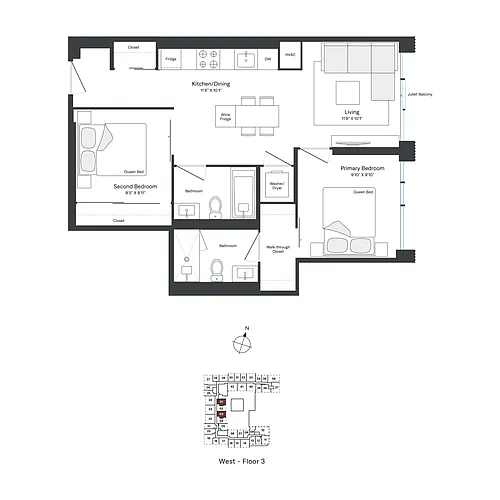 Floor plan W0301