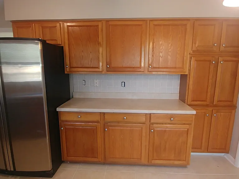 A second wall of beautiful cabinetry.