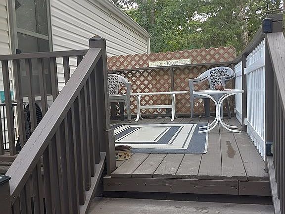 Back deck