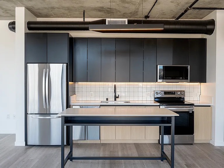 Penthouse Kitchen with Island