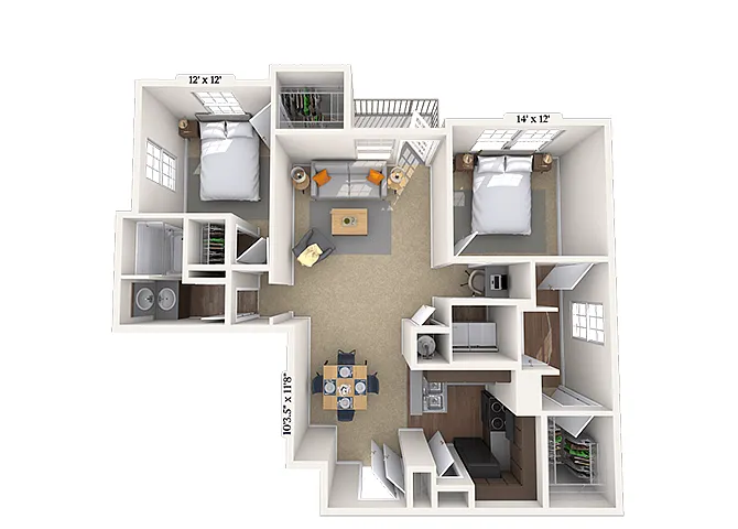 Floor plan 22B