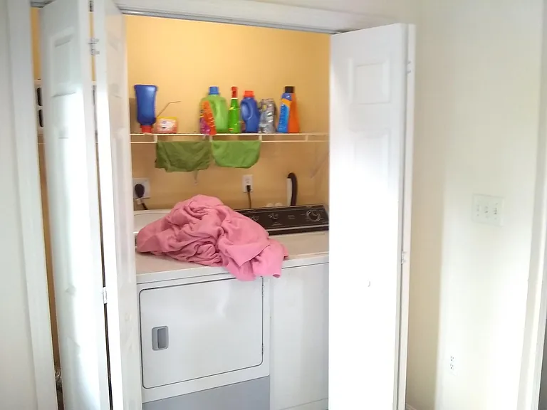 Laundry closet, bring your own machines