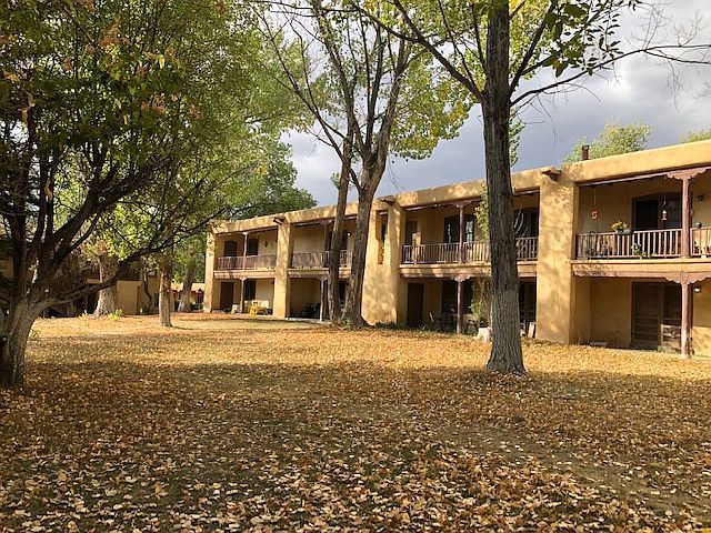 Exterior view of apartment complex