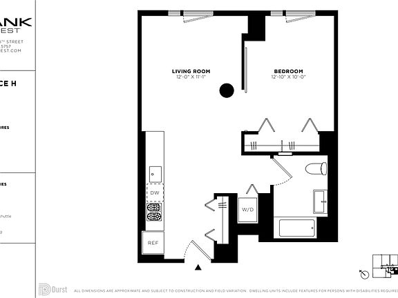2nd image of 600 W 58th St #10H