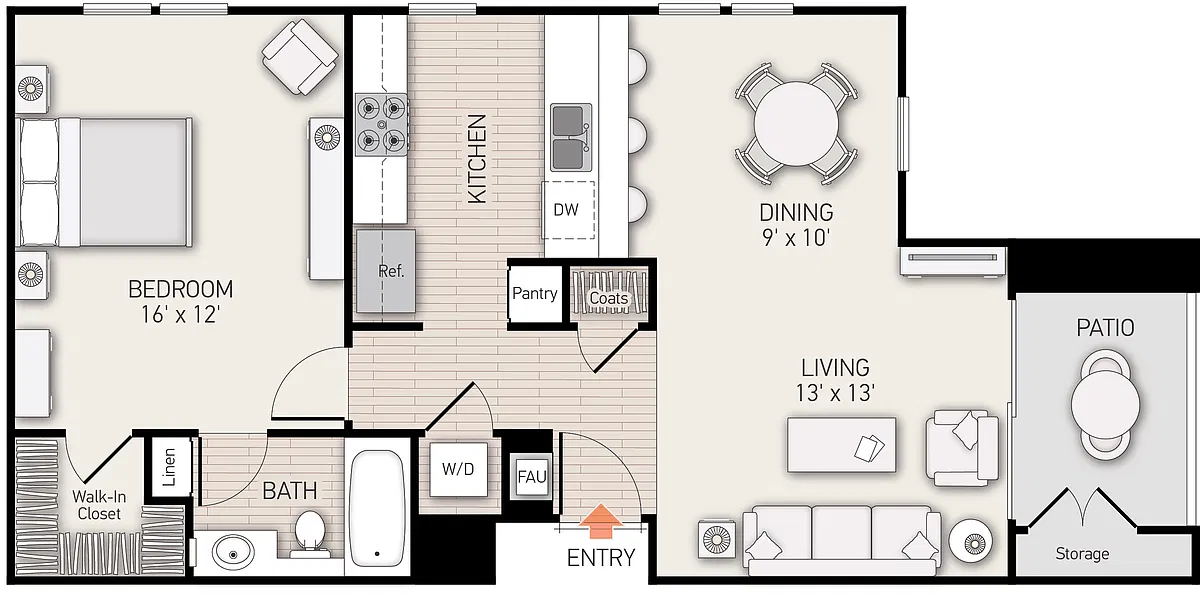 Floor plan Plan E