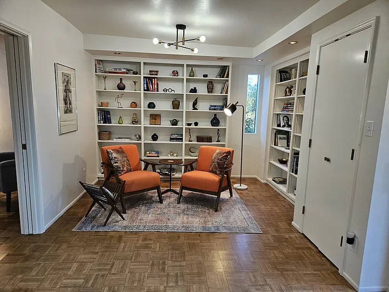 Mid Century Modern decor throughout the house in keeping with the architecture.