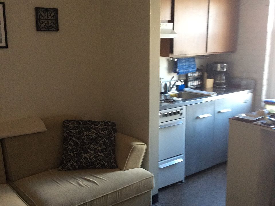 Living room and kitchen