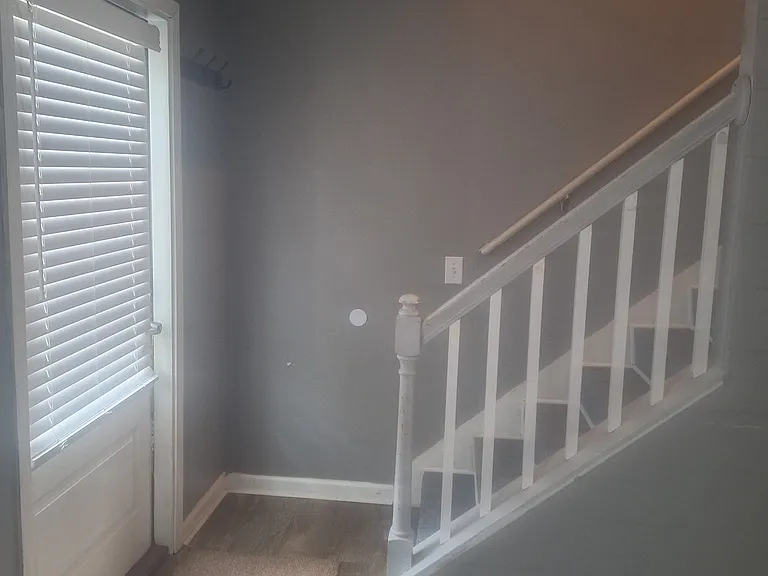 Front door & staircase