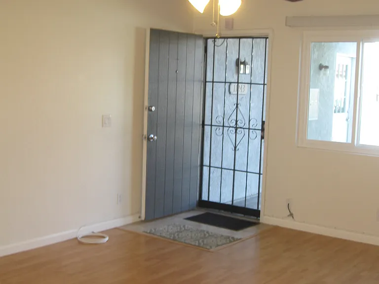 Entry way to living room