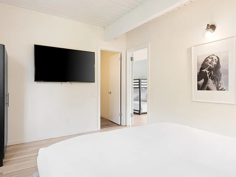 Sleep comes easily in our comfy memory-foam beds.