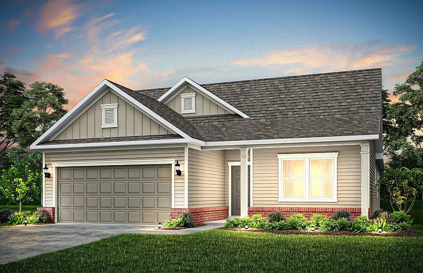Compton Exterior LC203 with brick accent