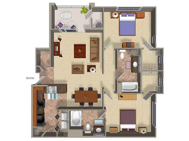 Floor plan B2