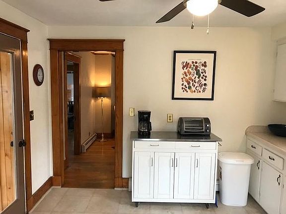 Large kitchen, freshly painted, fully stocked
