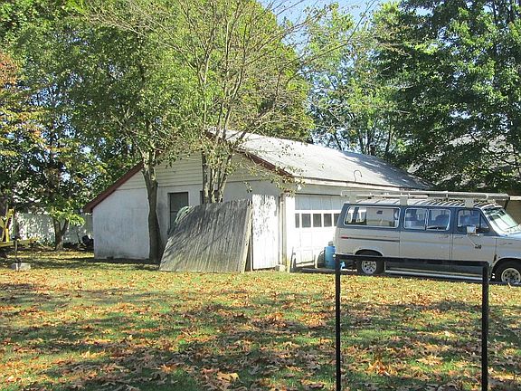 garage and side yard