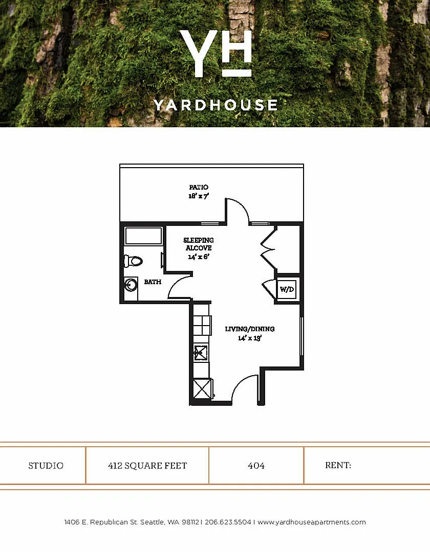 Floor plan Studio