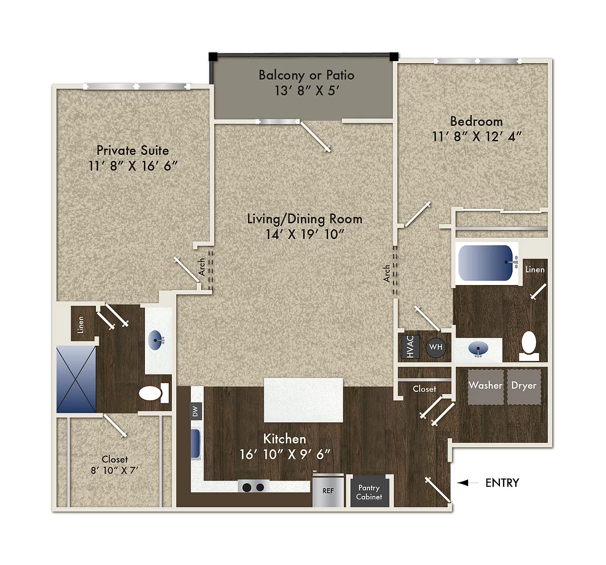 Floor plan Gillespie