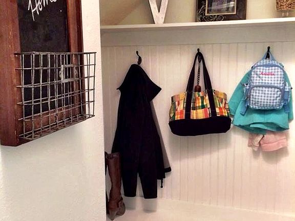 Custom-built mud room