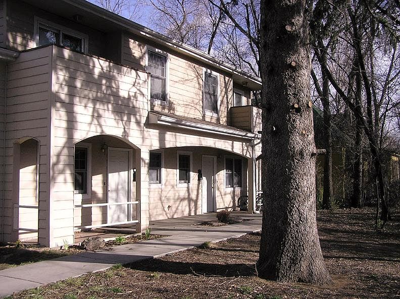 Front of Townhomes