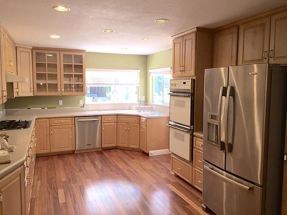 Large Kitchen with Stainless Steel Appliances