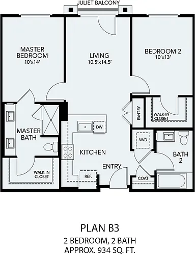 Floor plan B3G