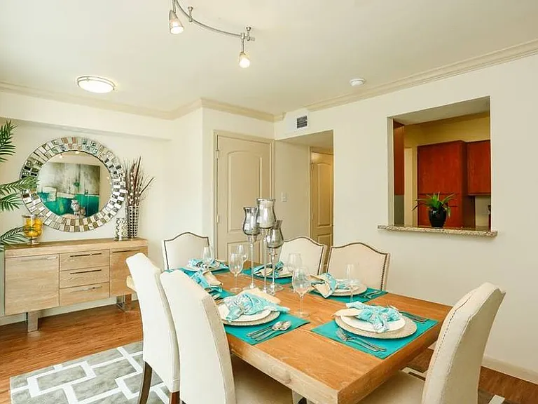 Dinning area, 2 Bedroom Floor Plan