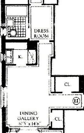 2nd image of 333 W 57th St APT 811