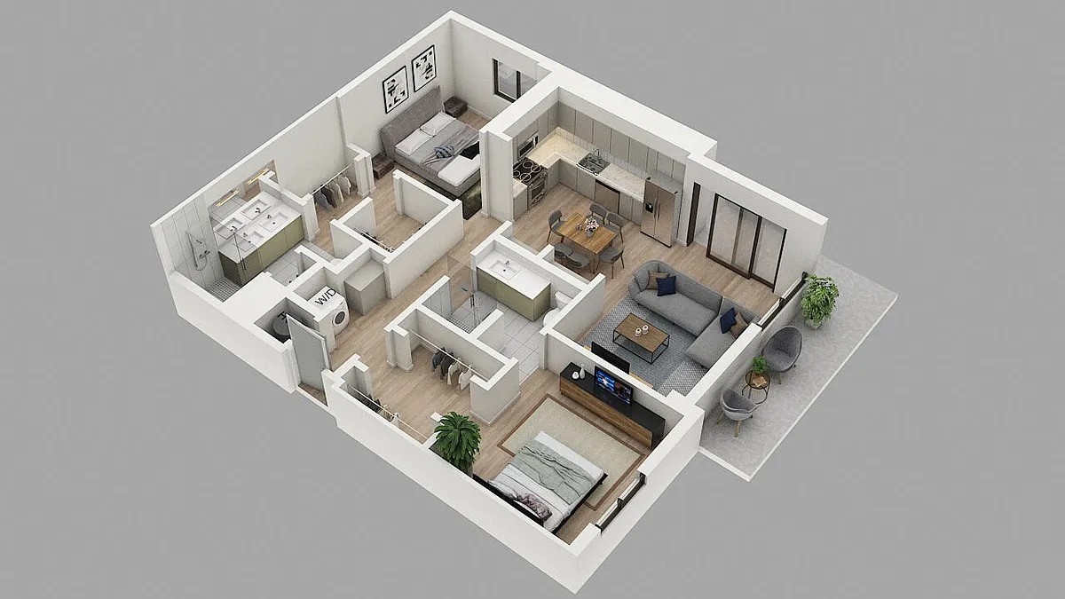 Floor plan B3