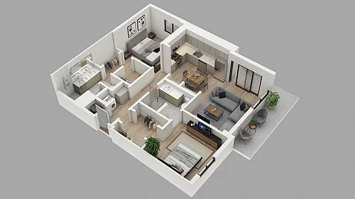 Floor plan B3