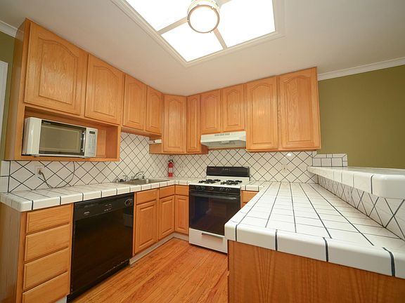Kitchen has tons of storage for all your stuff