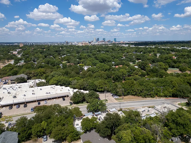 Aerial view of Downtown Ft. Worth