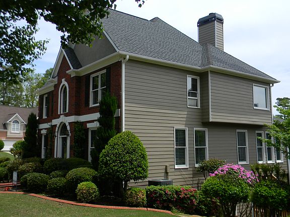 Fresh exterior paint