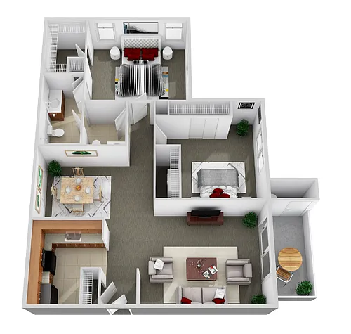 Floor plan 2 Bedroom