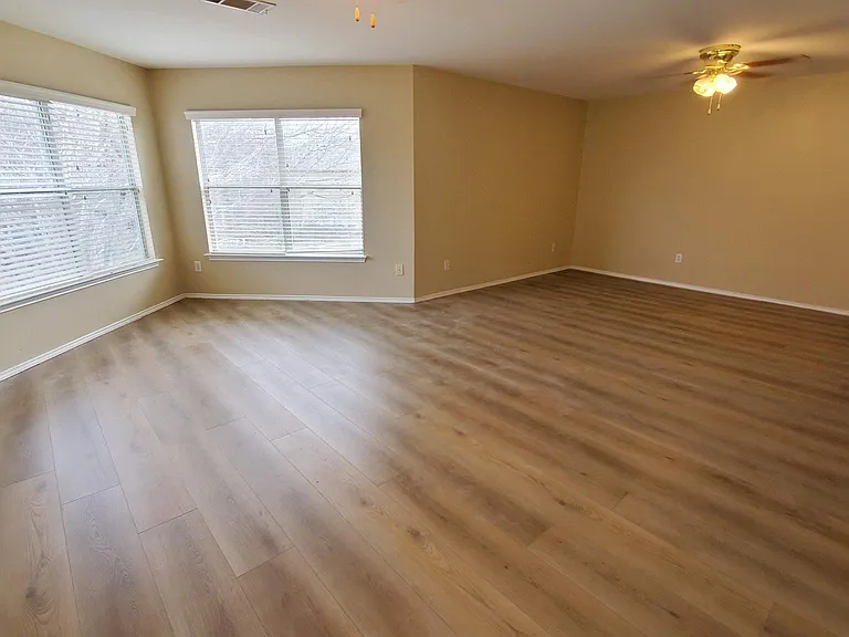 Main bedroom view toward the back yard.