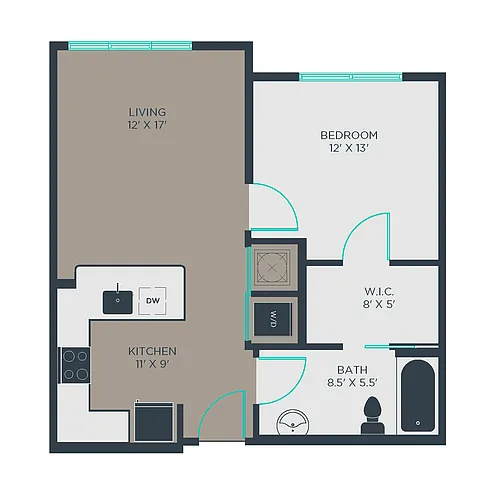 Floor plan 1C