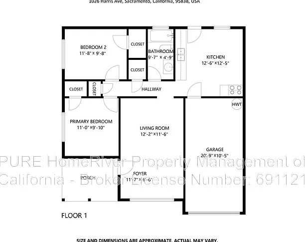 2 bed, 1.0 bath, $1,995 — Photo 3