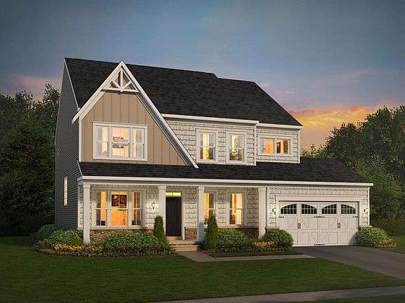 Elevation 3 of the Kensington a single family home design by Brookfield Residential.