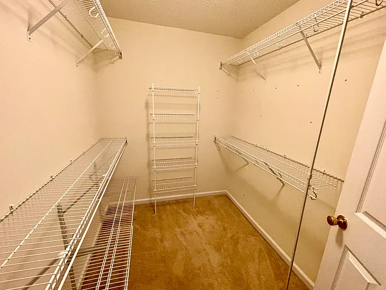 Primary walk-in closet