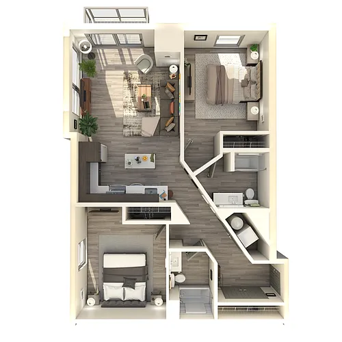 Floor plan Iron (Left) B2
