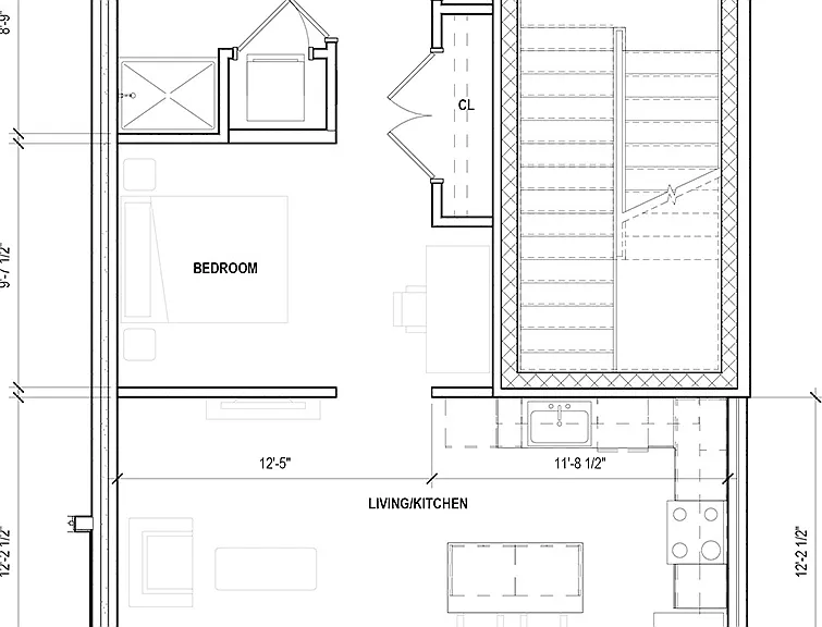 A04 floor plan Sunnen Station Apartments