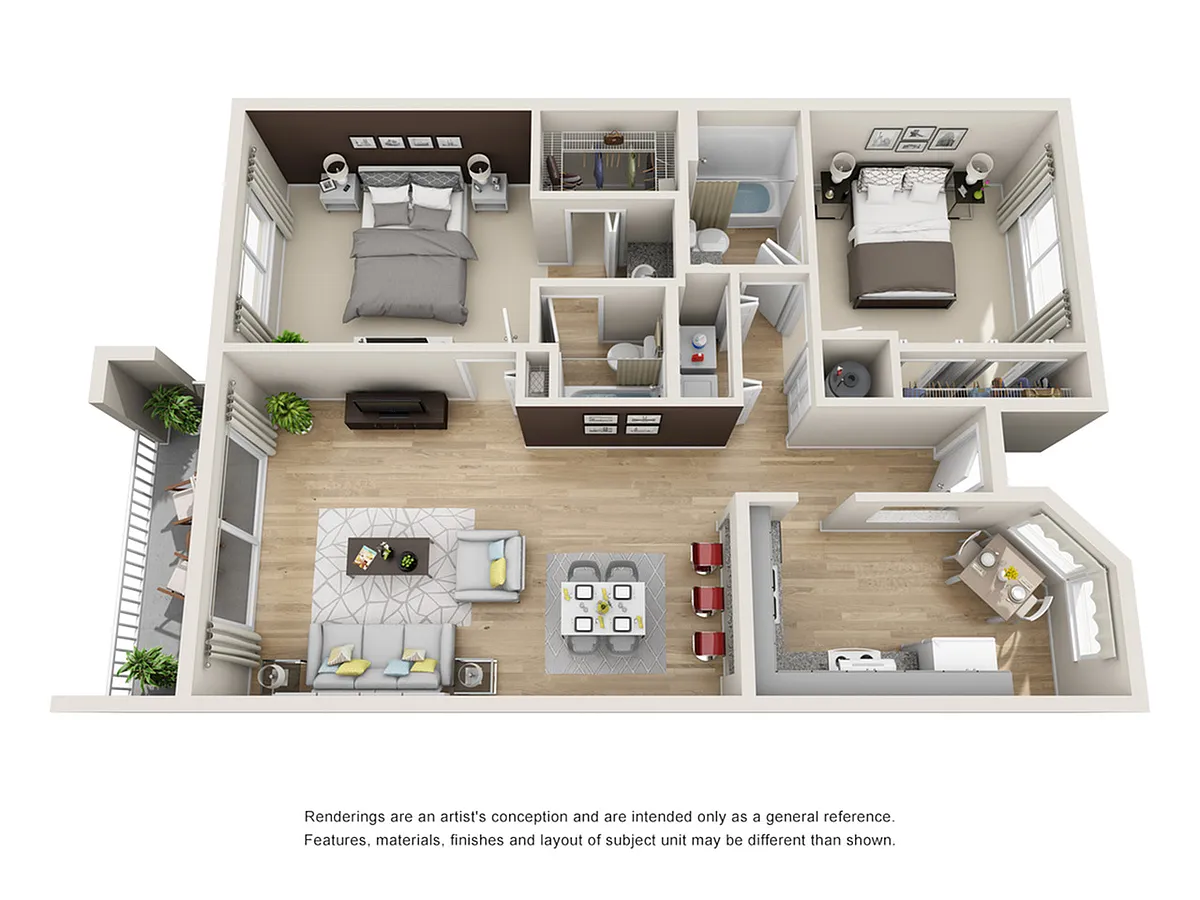Floor plan Wimbledon