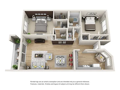 Floor plan Wimbledon