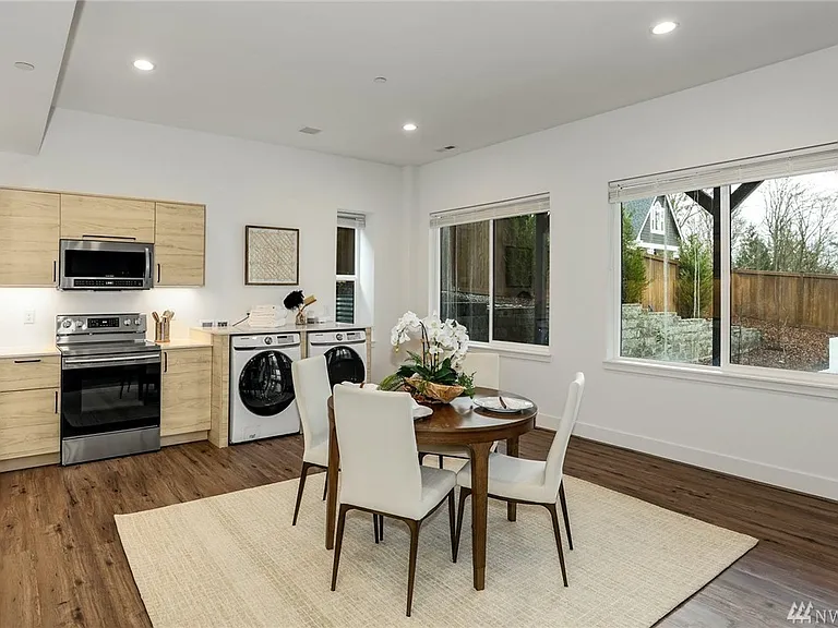 Daylight basement with washer, dryer