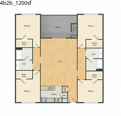 Floor plan D1