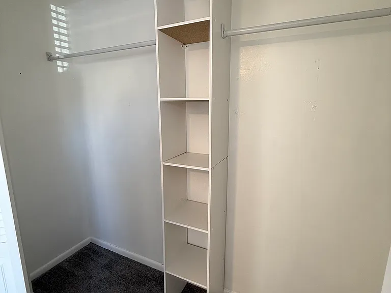 Ample closet space