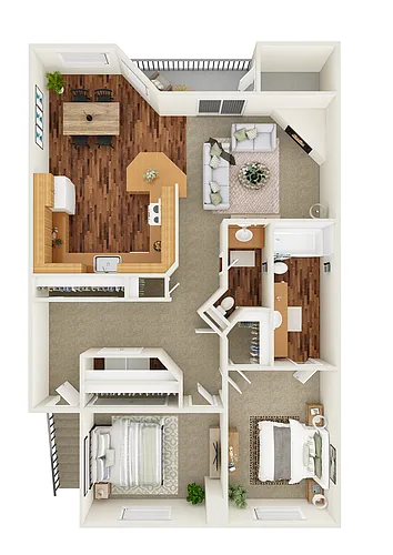 Floor plan 2X2