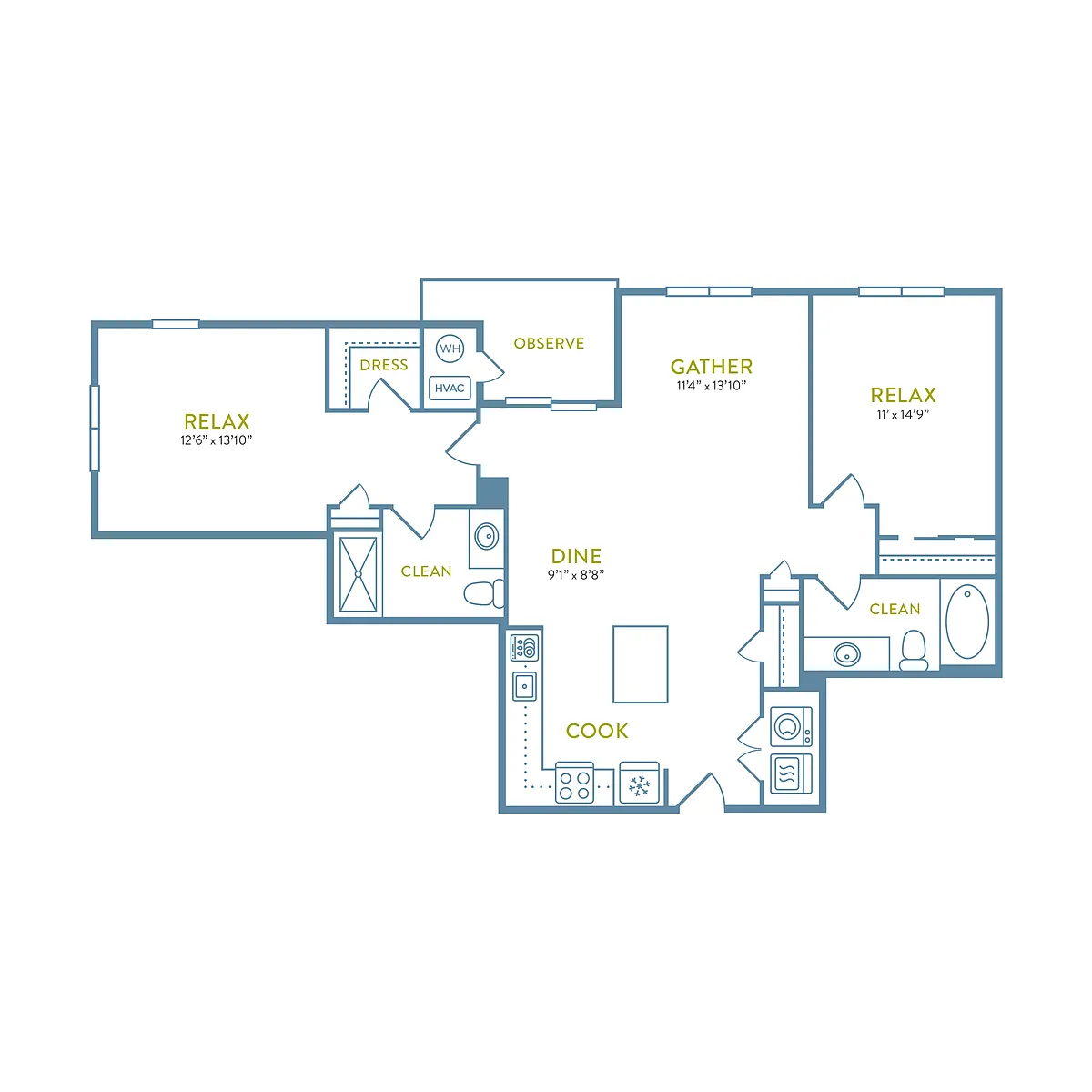 Floor plan THE CURTIS
