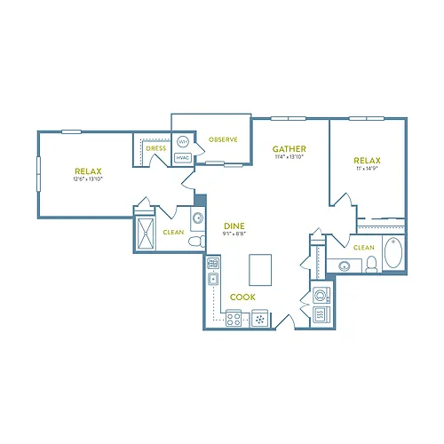 Floor plan THE CURTIS